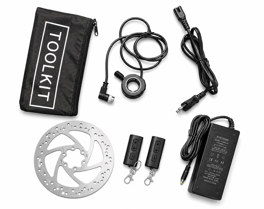 Smart Ride electric bike wheel installed on mountain bike