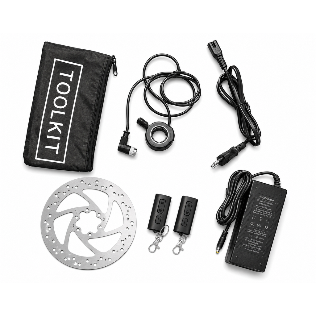 Smart Ride conversion wheel toolkit and included accessories