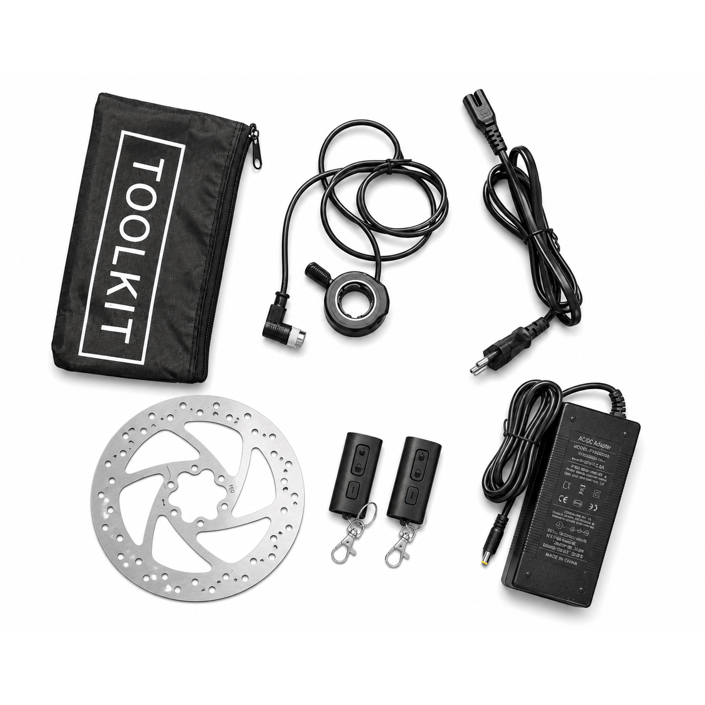 Smart Ride conversion wheel toolkit and included accessories